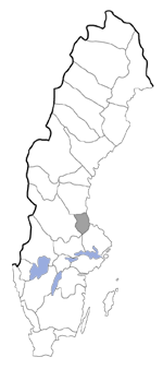 Distribution map - Caradrina albina