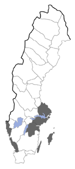 Distribution map - Caryocolum tischeriellum
