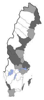 Distribution map - Catocala adultera