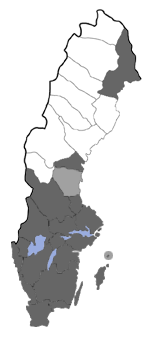 Distribution map - Catocala nupta