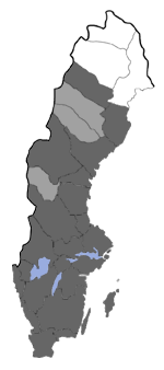 Distribution map - Choreutis pariana