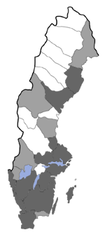 Distribution map - Chrysoesthia drurella
