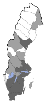 Distribution map - Coleophora betulella
