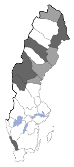 Distribution map - Coleophora boreella