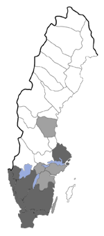 Distribution map - Coleophora graminicolella
