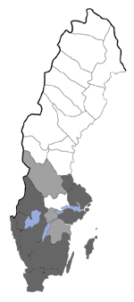 Distribution map - Coleophora gryphipennella