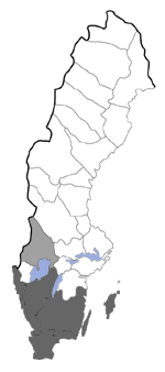 Distribution map - Coleophora kuehnella