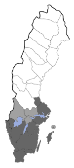 Distribution map - Coleophora lutipennella