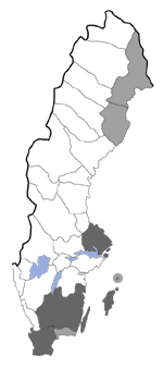 Distribution map - Coleophora millefolii