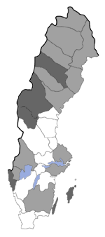 Distribution map - Coleophora pappiferella