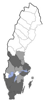 Distribution map - Coleophora saxicolella