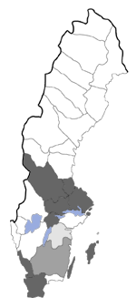 Distribution map - Coleophora scabrida