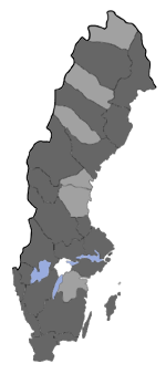 Distribution map - Elachista alpinella