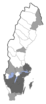 Distribution map - Elachista anserinella