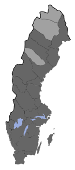 Distribution map - Elachista canapennella