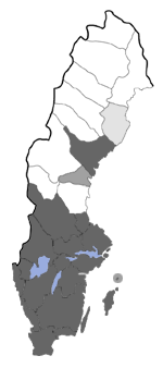 Distribution map - Elachista gleichenella