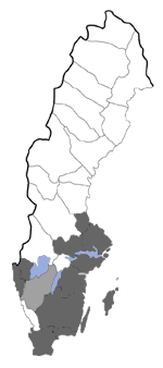 Distribution map - Epilecta linogrisea