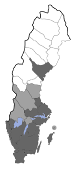 Distribution map - Eucosma hohenwartiana