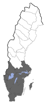 Distribution map - Eudonia laetella