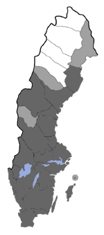 Distribution map - Eupithecia tantillaria