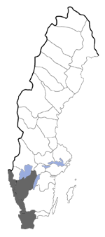 Distribution map - Falseuncaria degreyana