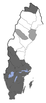 Distribution map - Glyphipterix forsterella