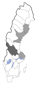 Distribution map - Gnorimoschema nordlandicolellum