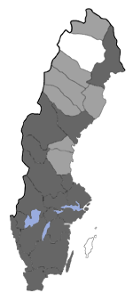 Distribution map - Incurvaria praelatella