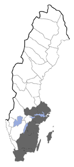 Distribution map - Lemonia dumi