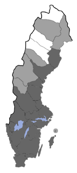 Distribution map - Leucania comma