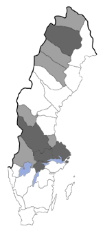 Distribution map - Lycia lapponaria