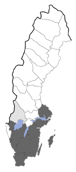 Distribution map - Mompha propinquella
