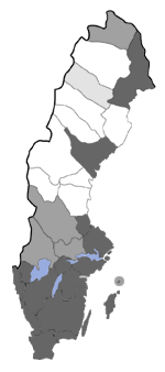 Distribution map - Niditinea striolella