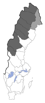 Distribution map - Oeneis norna