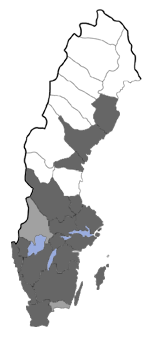 Distribution map - Pammene rhediella