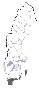 Distribution map - Pareulype berberata