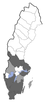 Distribution map - Phyllonorycter cerasicolellus