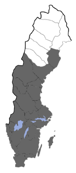 Distribution map - Polia bombycina
