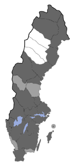 Distribution map - Setina irrorella
