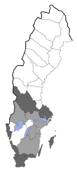 Distribution map - Sorhagenia janiszewskae