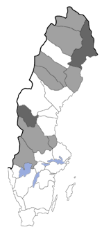 Distribution map - Swammerdamia passerella