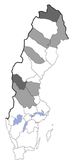 Distribution map - Synanthedon aurivillii