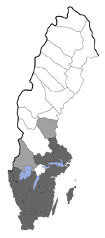 Distribution map - Udea ferrugalis
