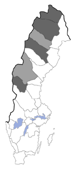 Distribution map - Xestia gelida
