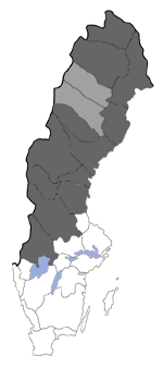 Distribution map - Xestia rhaetica