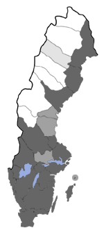 Distribution map - Yponomeuta sedellus