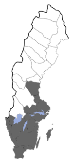 Distribution map - Zelleria hepariella